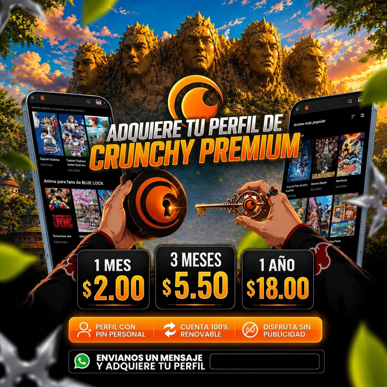 Crunchyroll 1 año
